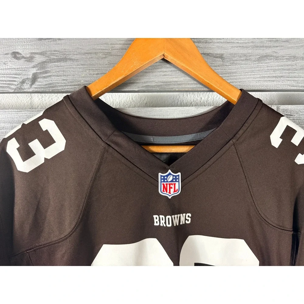 Nike Cleveland Browns Trent Richardson 33 NFL Jersey Mens XL Brown Football